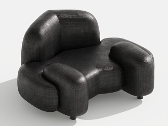 Single Sofa Leisure Chair Lazy Sofa 3d model