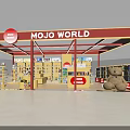 Bright Mojo World Children Toy Counter With Various Cute Toys In Modern City Shopping Mall