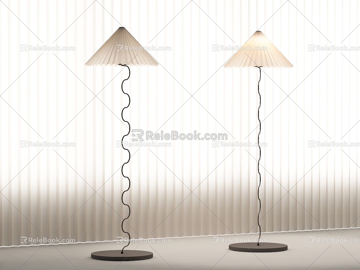 Ground lamp 3d model