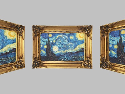 Picture Frame Photo Frame Oil Painting Hanging Painting Decorative Painting Wooden Frame Decorative Painting European Style Picture Frame European Style Picture Frame Classical Picture Frame model