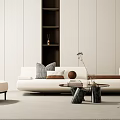 Modern Sofa Coffee Table Combination Sofa Coffee Table 3d model