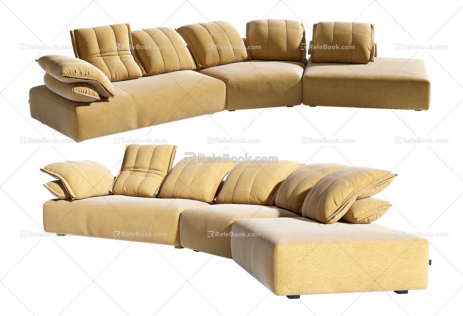 Edra Multiplayer Sofa 3d model