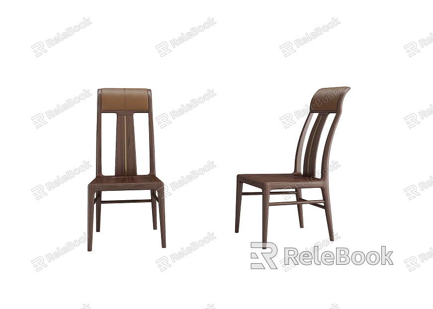 New Chinese Dining Chair Dining Chair Single Chair Tea Chair Book Chair Leisure Chair model