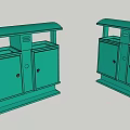 trash can 3d model
