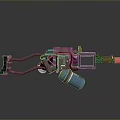 Science Fiction Firearms Next Generation Firearms Science Fiction Game Gun Game Firearms Game Gun Concept Gun Laser Gun 3d model