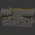Infrared Steiner Laser Pistol Light Source Firearm Sight Firearm Device 3d model