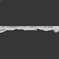 Abstract Geometric White Wall Decor With Carved Textured Patterns And Irregular Shapes