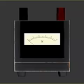 Professional Measuring Equipment With Metal Casing Analog Gauge And Black Red Components