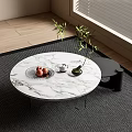 Modern Coffee Table Mother and Mother Coffee Table Combination Round Coffee Table 3d model