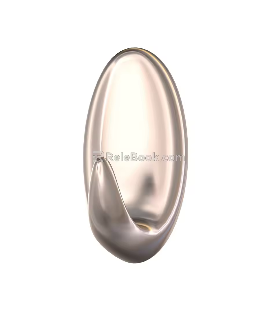 Modern Hook 3d model