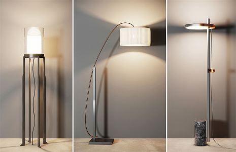 Modern floor lamp 3d model