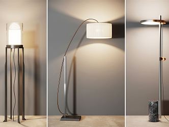 Modern floor lamp 3d model