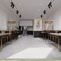 Elegant Jewelry Store Interior With Glass Display Cases Modern Lighting And Marble Floors