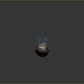 Modern Boat Small Boat Old Fishing Boat Small Wooden Boat Fishing Boat Speedboat Single Boat 3d model