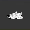Fashionable Black White Graffiti Printed Casual Sneakers For Daily Wear