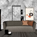 Modern Multiplayer Sofa 3d model