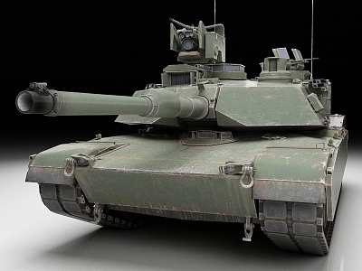 m1a2 Abrams tank modern battle tank American tank 3d model