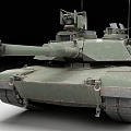 m1a2 Abrams tank modern battle tank American tank 3d model