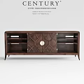 Modern Wooden Dresser With Geometric Door Design And Sustainable Wood Material