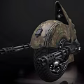 Smart Military Machine With Camouflage Exterior Dual Cannons And Mechanical Tire Structure