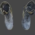Military Style Outdoor Boots With Durable Rugged Design And Thick Treaded Soles