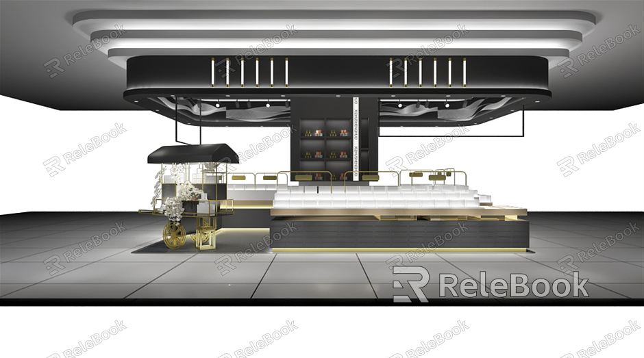 Modern Exhibition Commercial Hall model