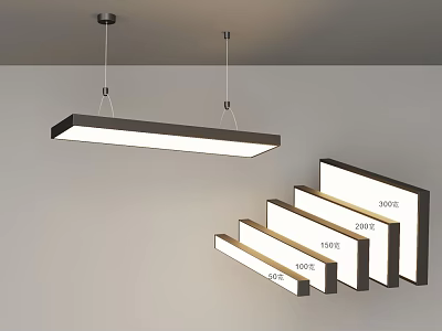 Contemporary Lighting Combinations With Hanging Pendant And Step Wall Light Designs 3d model