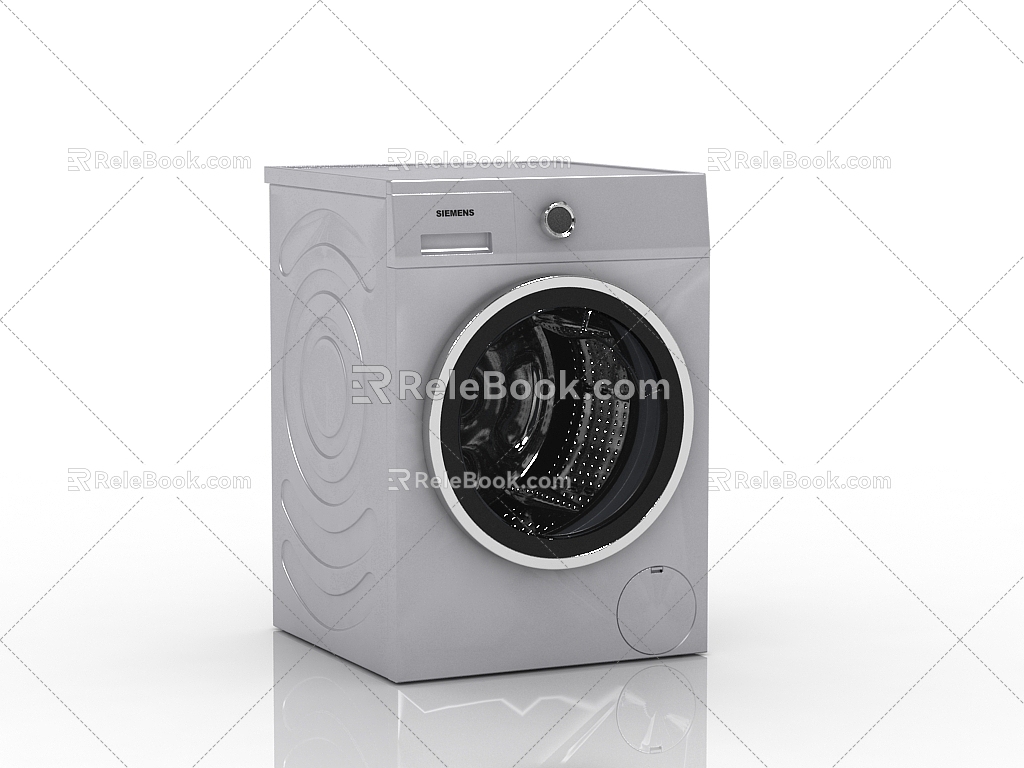 Modern washing machine drum washing machine 3d model