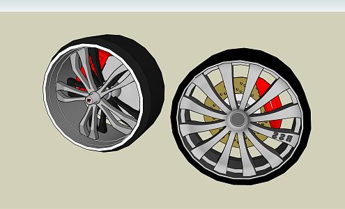 Hyundai Tire sports car Tire Luxury Car Tire 3d model