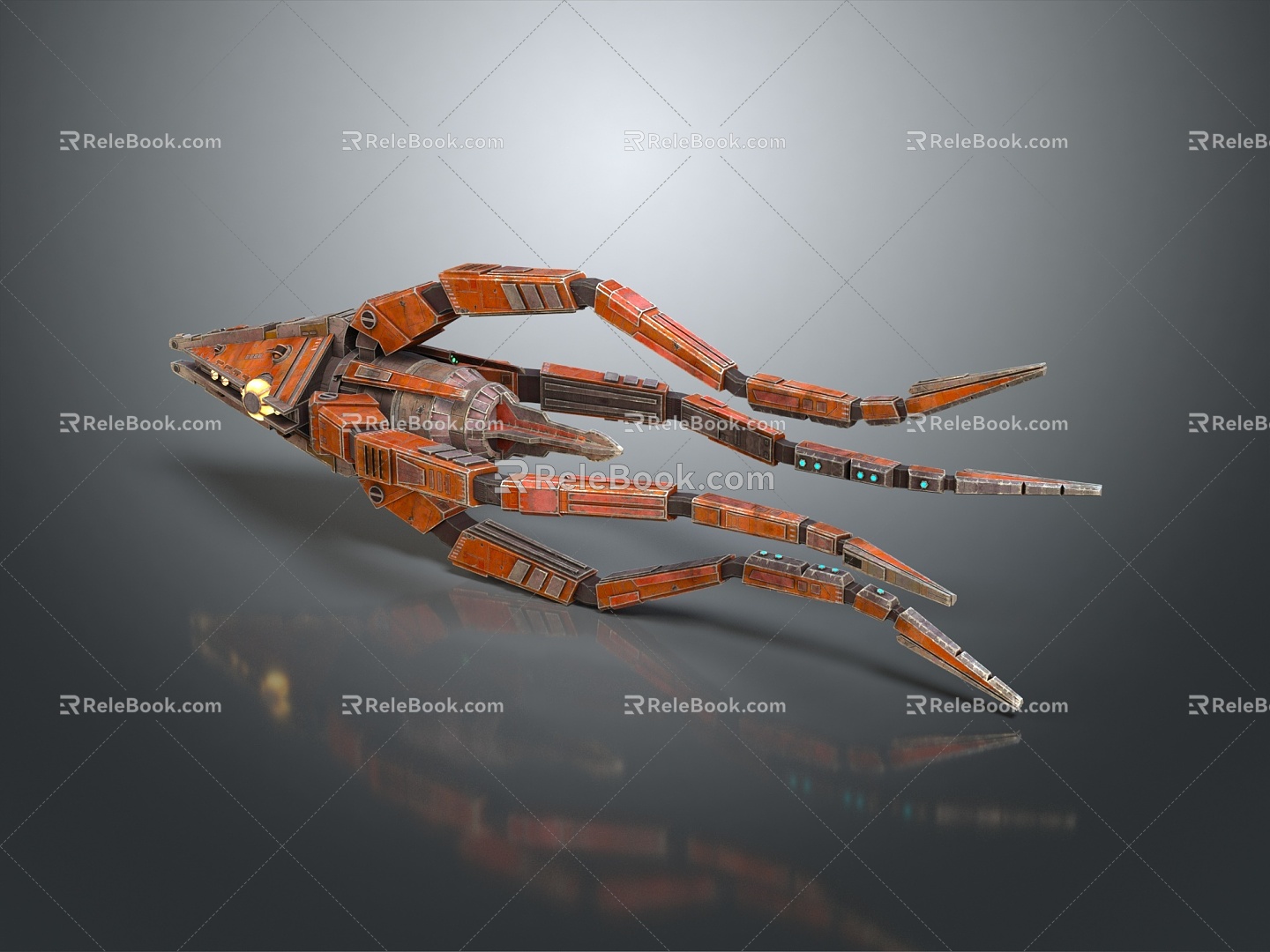 Modern robot robot octopus 3d model