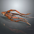 Modern robot octopus 3d model
