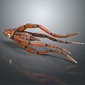 Modern robot robot octopus 3d model