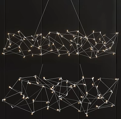 Modern Chandelier Simple Chandelier Chandelier Combination 3d model