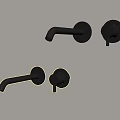 Modern Wall Mounted Faucets In Different Styles With Sleek Metal Finish