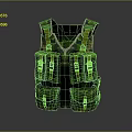 Camouflage Tactical Vest With Multiple Pockets And Adjustable Straps For Outdoor Activities