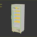 White Vertical PC Tower with Glass Panel Multi Layer Interior and Bottom Vents Sleek Design 3d model