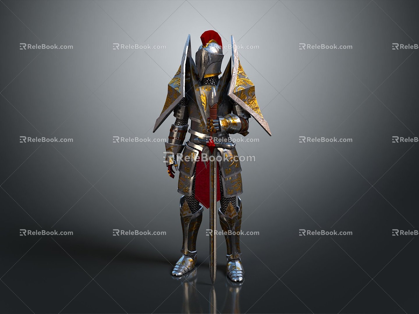 Modern Game Character Armor Battle Armor Armor model