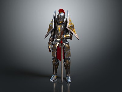 Modern Game Character Armor Battle Armor model