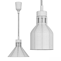 Modern Kitchen Pendant Lights With Silver And Gold Metallic Hanging Design