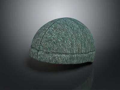 Line Hat Knitted Hat Warm Hat Student Hat Realistic 3d model