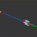 Spear Ancient Weapon Cold Weapon Medieval Item Medieval Weapon Sword Axe 3d model