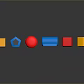 Colorful Post Mailboxes In Various Styles With Red Blue Yellow Designs