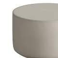 Modern Minimalist Side Tables with Stacked Cylinder Design in Pastel Pink Black and Beige