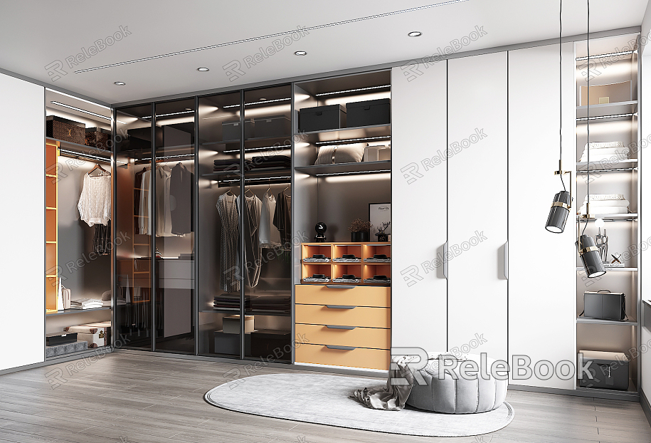 Modern Cloakroom Wardrobe model