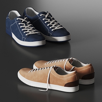 TON shoes canvas shoes 3d model