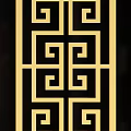 Various Golden Black Decorative Carving Patterns With Intricate Traditional Designs 3d model