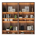 Modern Bookcase Simple Bookshelf 3d model