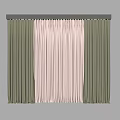 Modern Elegant White Floor Length Curtain Panels With Soft Drapery For Living Room