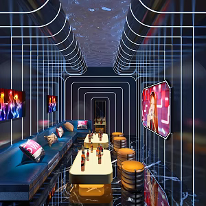 Modern KTV rooms 3d model