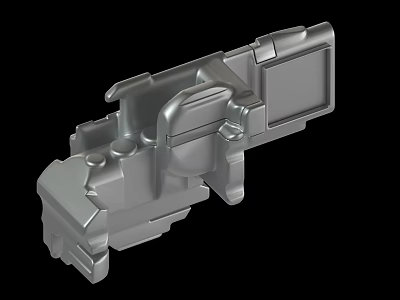 Precision Engineered Metal Mechanical Part With Detailed Structure And Industrial Design 3d model